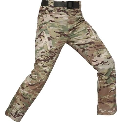 Mens Clothing Military Army Combat Cargo Pants Tactical Trousers Ripstop fabric Casual Pants For Men Plus Size 5XL