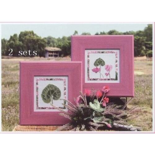 High Quality Lovely Counted Cross Stitch Kit Calla Lily Lilies Pink Flower Flowers