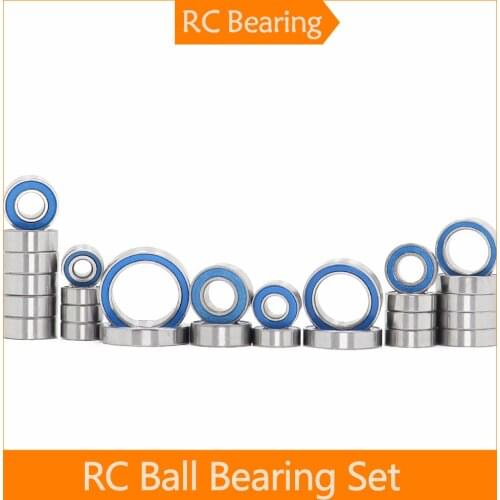 TRX4 Bearing Kit Compatible with Traxxas TRX-4 Front & Rear Axle Ball Bearings Set (Total 27 Pcs)