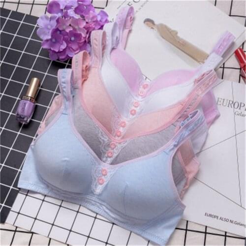 Girl Underwear Summer 2018 Girls Training Bra Teenafe Underwear Student Small Bra Models Young Girl Bra For Children