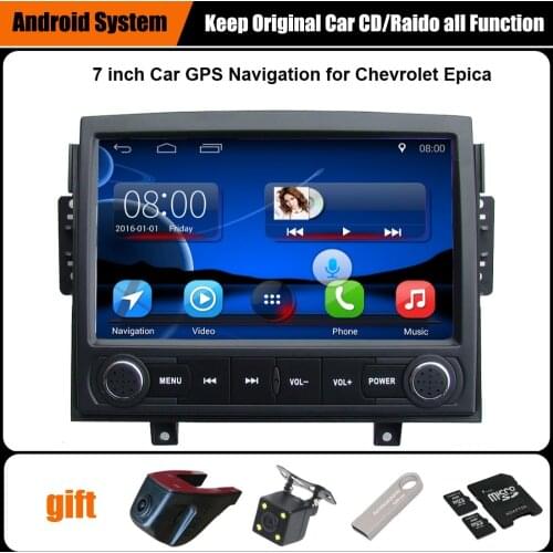 Upgraded Original Android 7.1 Car multimedia Player Car GPS Navigation Suit to Chevrolet Epica 2006-2010 Support WiFi Bluetooth