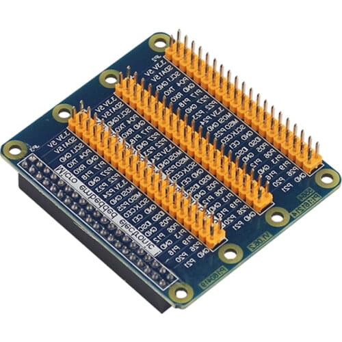Raspberry Pi GPIO Extension Board 1 to 3 40 Pin GPIO Module for Orange Pi PC Raspberry Pi 4B/3B+/3B Raspberry Pi Zero W/1.3