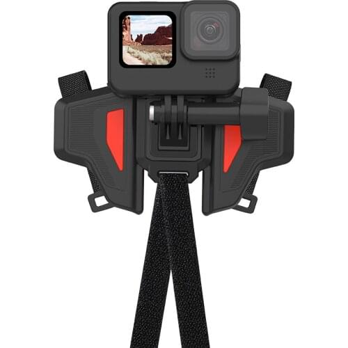 Suitable for gopro helmet holder, chin holder, motorcycle helmet DJI/hero9/8/7 camera accessories