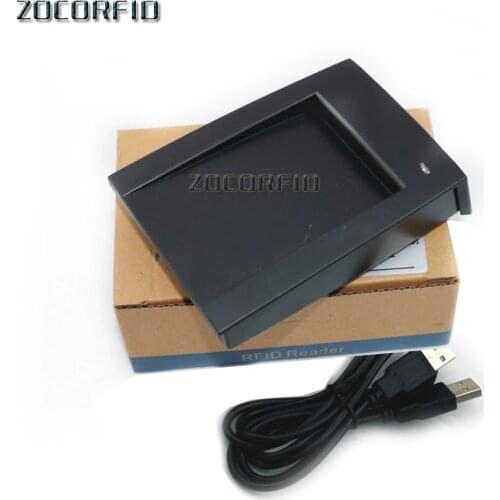 125KHZ Frequency RFID reader USB virtual COM(RS232) port, RS232 RFID reader free Card