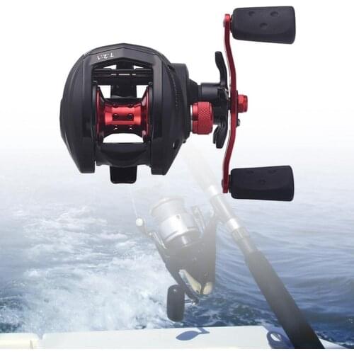 Fishing Reel Waterproof Magnetic Brake Metal 8kg Max Drag 19+2BB Axis Seafishing Baitcast Reel for Fishing Lover Fishing Tackle