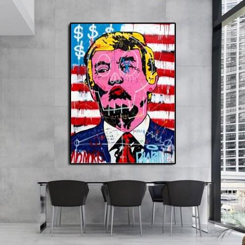Street Graffiti Pop Portraits Art Poster And Canvas HD Print Painting Art for Living Room Modern Home One Piece Wall Decoration
