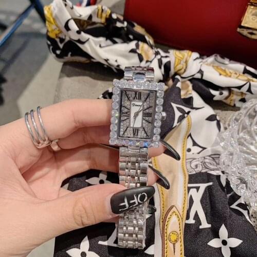 Vintage AILANG Women Business Dress Watches Quartz Steel Rectangle Wristwatch Workable 3 Hands Analog Relojes Waterproof NW8005