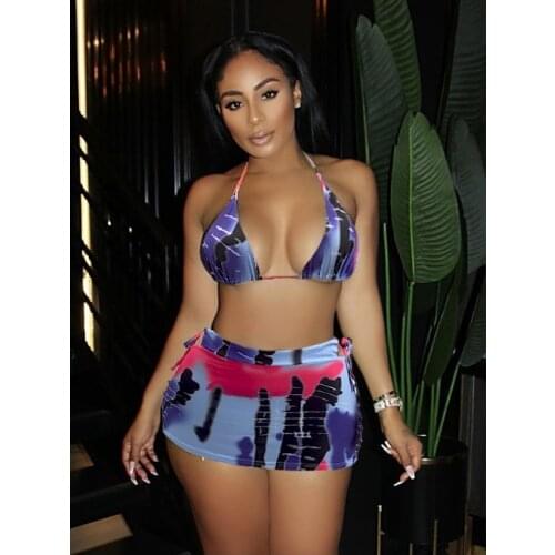 Swimwear Woman Swimsuit Sexy Bikini 2021 New Push Up Bikini Set Bathing Suit Women Print Floral Beachwear Biquini Two Piece Suit