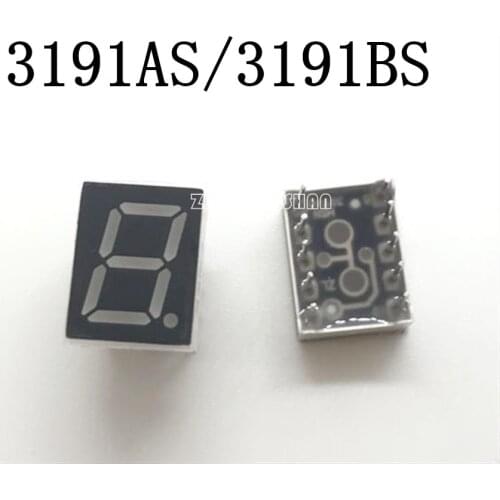 10pcs X 0.39inch 1digit Red 8 segment led display 3191AS/3191BS
