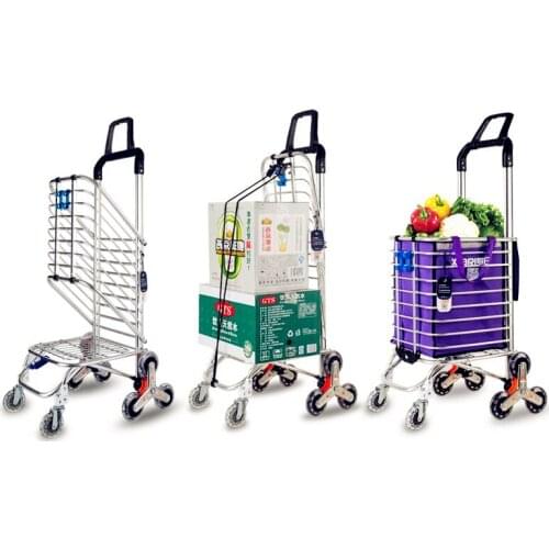 2017 new household rod car trailer climbig stairs folding carts Dual-purpose shopping cart