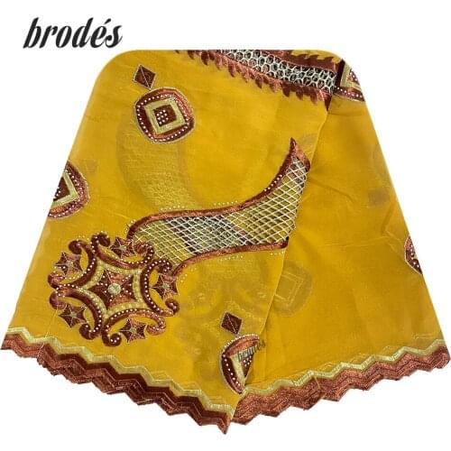 2020 New Chiffon Muslim Fashion Hijab Embroidery Women Big Scarf African Suit For Shawls Wraps Pashmina Headscarf CL164