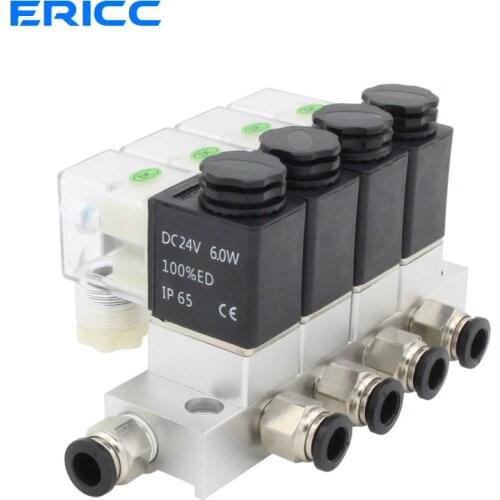 2V025-06 DC12V 24V 220V 110V Pneumatic Electric Solenoid Valve 2 way Normally Closed Air Magnetic Valve Cartridge solenoid valve