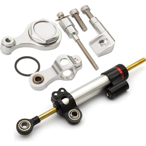 For Yamaha YZF R1 2002-2016 YZF R6 YZFR6 2006-2020 Steering Damper Bracket Support Mounting Kit Adjustable Dampers Stabilizer