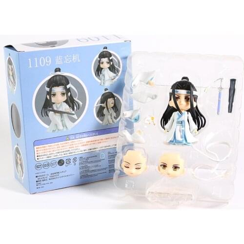 K10cm Mo Dao Zu Shi Grandmaster of Demonic Cultivation Lan WangJi 1109 Wei Wuxian 1068 Action Figure Model Toy Cute Gift