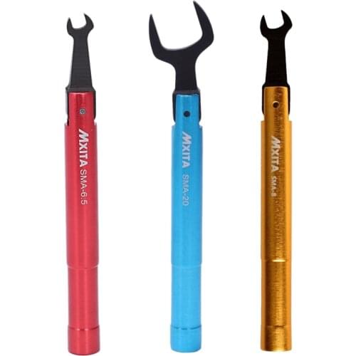 HOT-Mxita SMA torque wrench RF connector opening electrommunication Coax Adapter convertor Straight goldplated spanner