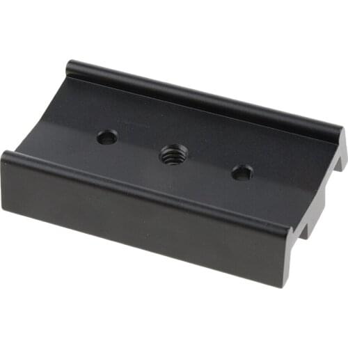 Metal Telescope Dovetail Mounting Plate for Equatorial Tripod Long Version - 70mm (Black)
