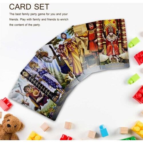New Fun Tarot Card Set Interactive Board Games Vivid Imagery Bright Colors Cards Essentials For Friends Party Gathering New
