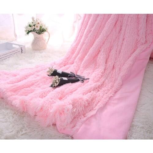 New Sofa/Air/Bedding Throw Blankets Mantas White Red Purple Fleece Fluffy Plush Bedspread Couverture Polaire Plaids blanket drop