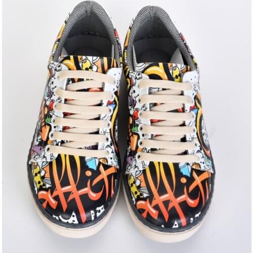 NEW SEASON GRAPHITE PATTERN SPECIAL DESIGN WOMEN SNEAKERS
