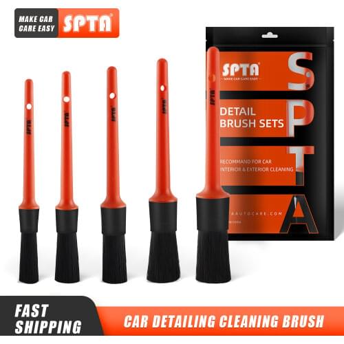 Bulk Sale) 5Pcs Car Wash Car Detailing Brush Auto Cleaning Car Cleaning Detailing Set Dashboard Air Outlet Cleaning Brush