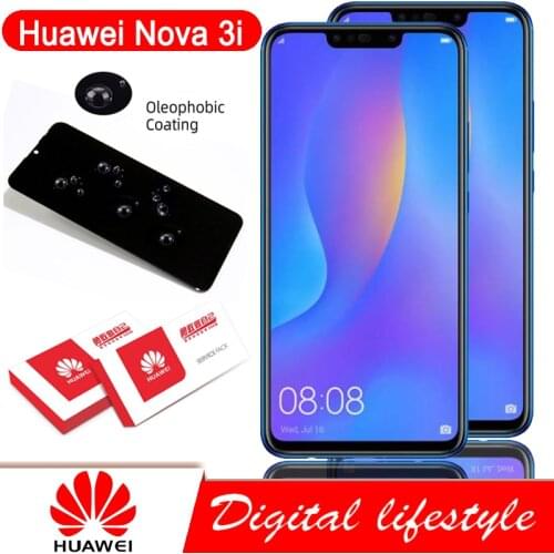 Original 6.3'' LCD for Huawei Nova 3i LCD Display Touch Screen Digitizer Assembly Huawei Nova 3 LCD