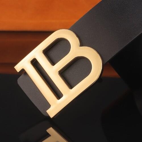 2021 Luxury Vintage Designer Belts B Buckle Men High Quality Women Genuine Real Leather Dress Strap Belt for Jeans