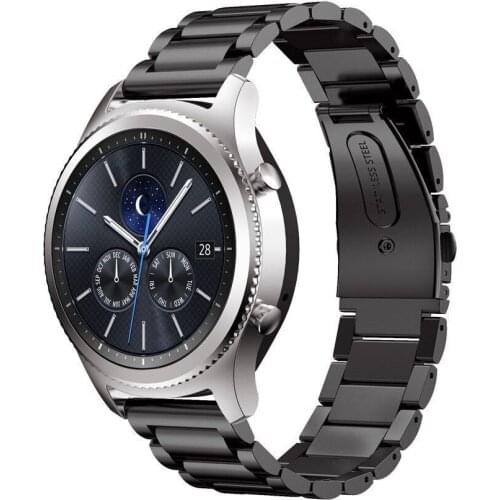 22mm High quality Stainless Steel Watch Band for Samsung Gear S3 Frontier Strap for Gear S3 Classic Smart Watch Bracelet