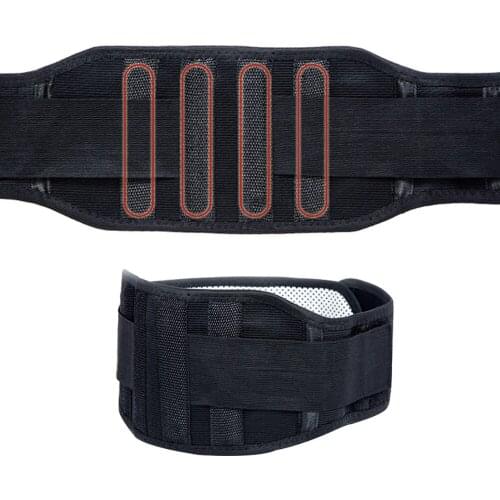 Adjustable Tourmaline Self heating Magnetic Therapy Waist Support Belt Lumbar Back Waist Brace Double Band Health Care Brace