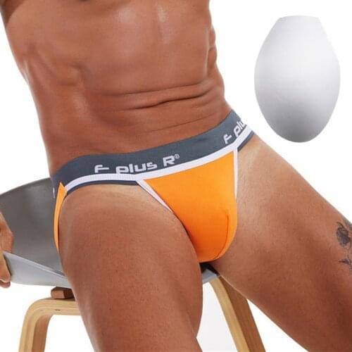 Sexy Mens Briefs Underwear Gay Jockstrap Penis Pouch Open Butt Underpants With Front Pad Male Homme Panties Lingerie Sleepwear