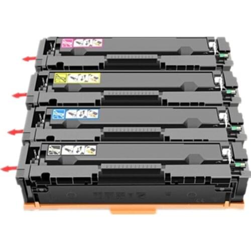 202A Compatible Toner Cartridge CF500A BK CF501A C CF502A Y CF503A M for HP Laserjet Pro M254nw,M254dw,M280nw,M281fdw,M281fdn