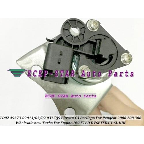 Turbo Electronic Actuator TD025 49373 02013 4937302003 4937302002 0375R0 9673283680 For Ford Fiesta VIII DS 3 DV6ETED4 1.6L HDI