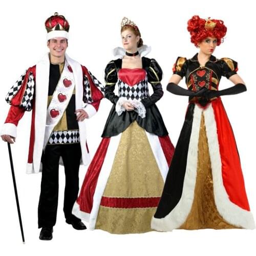 Alices Adventures in Wonderland The king/The Red Queen Gorgeous Cosplay Dress