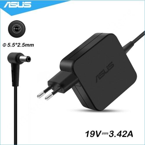 19V 3.42A 65W 5.5x2.5mm AC Adapter Power Supply Laptop Charger For Asus X452 X555L X550 X552E X552M X551M S300C S400CA S550 A550