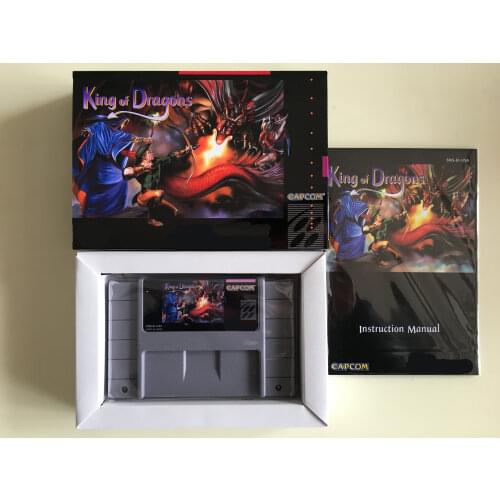 16Bit Games ** The King of Dragons ( USA Version!! Box+Manual+Cartridge!! )