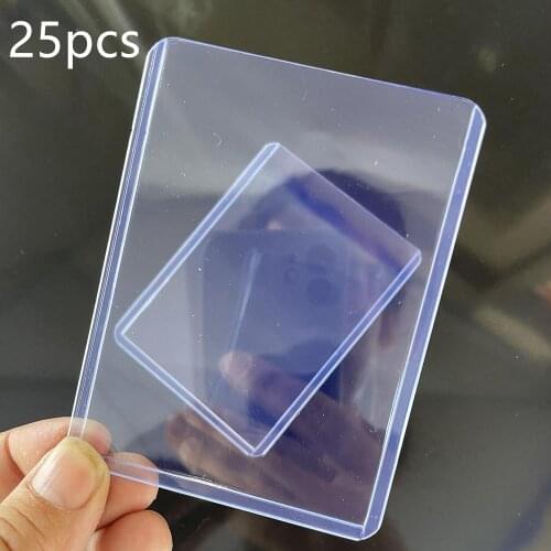 2021 New 25pcs Card Sleeves Clear Protective Sleeves For Collectible Trading Baseball Card Sports Cards Trading Card