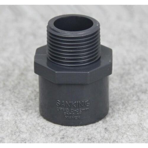 5Pcs/Lot UPVC Male Adaptor Male Coupling Connector High Quality Plastic Irrigation Water Pipe Fittings External Thread Joint