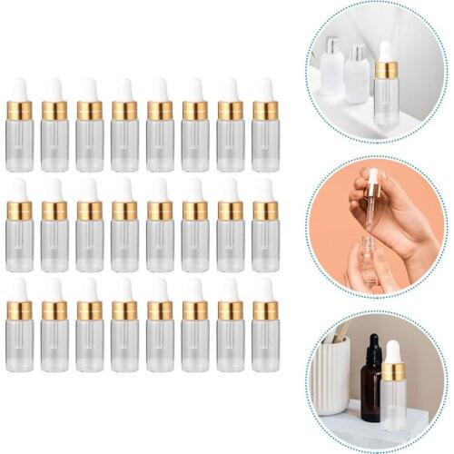 50pcs 3ml Eye Dropper Perfume Travel Vial Container Dropper Bottle Container