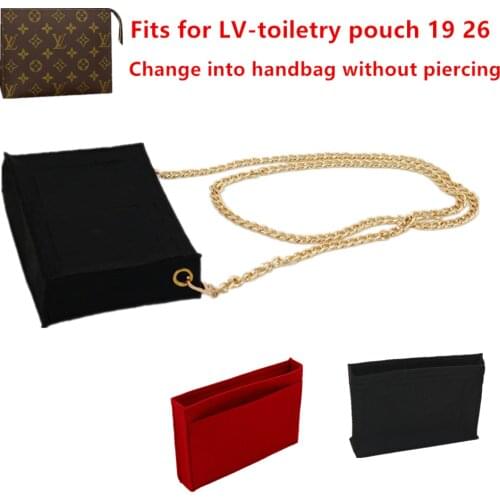 For toiletry pouch 19 26 bag purse insert Organizer Makeup Handbag travel organizer Inner Purse Cosmetic bag Toiletry bag