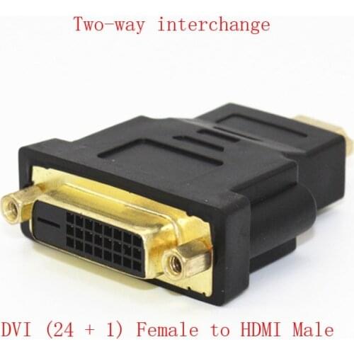 DVI Female to HDMI-Compatible Male Adapter DVI (24 + 1) to HDMI-Compatible Connector