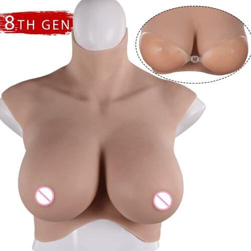 Eyung Crossdresser Realistic Silicone Breast Forms Fake Boobs Enhancer Tits Shemale Transgender Sissy Drag Queen Cosplay Crossdr
