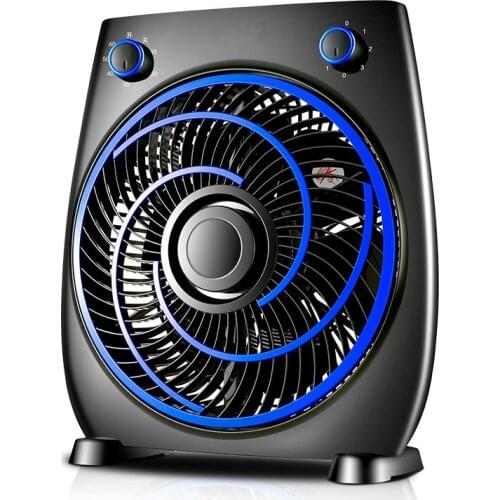 220V Fashion Black Student dormitory rotary vane small fan mute mini electric table fan