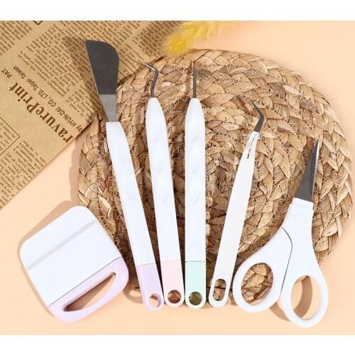 DIY Craft Vinyl Weeding Tools Set Cardstock Crafting Basic Tools Kit For Cricut Maker Silhouette/Oracal 631 651 751 Vinyl
