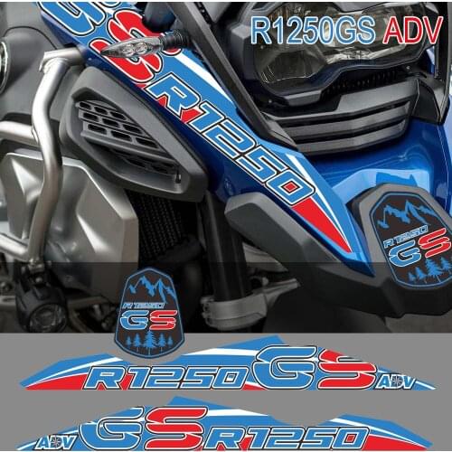 Motorcycle Sticker Decal For BMW R1250GS R 1250 GS ADV Adventure Front Fairing Body Shell R1250GSA Stickers Film Paster