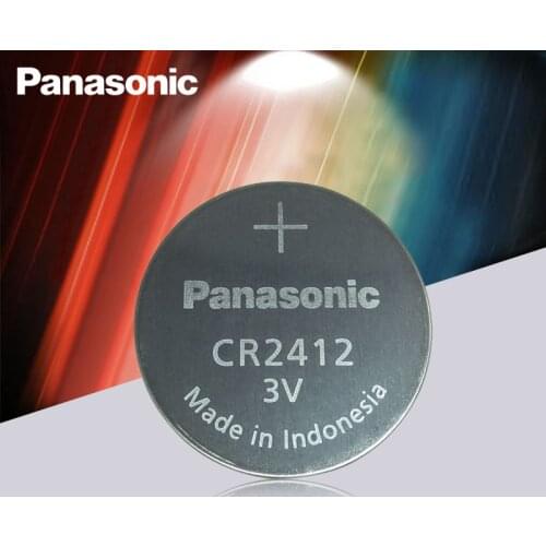New Panasonic Original 3V Button Cell Battery CR2412 Lithium Coin watch Key Fobs Battery For swatch watch