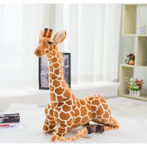 Huge Real Life Giraffe Plush Toys Cute Stuffed Animal Dolls Soft Simulation Giraffe Doll High Quality Birthday Gift Kids Toy
