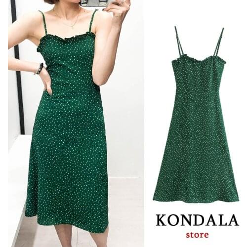 Okkdey Summer Polka Dot Dresses