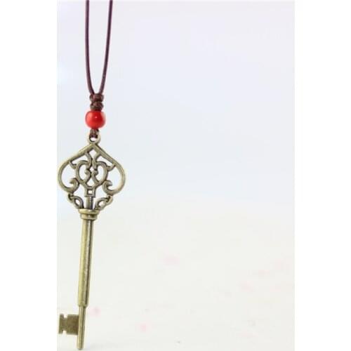 Miredo jewelry wholesale simple ceramic necklaces womens coin wood collar stone boho necklace pendant free shipping #5325