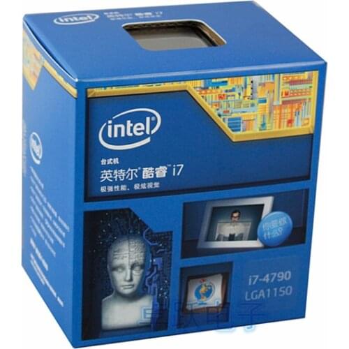 Intel I7-4790 boxed Core i7 quad-core processor desktop CPU support Z97 Free Shpping