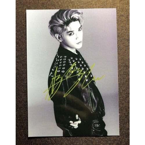 Hand signed SuperM Taeyong autographed photo NCT 127 5*7 092019N10