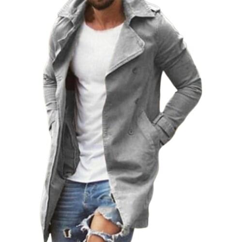 Sanwood Men's Trench Coats